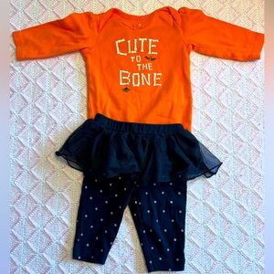 Cute to the bone Halloween Outfit